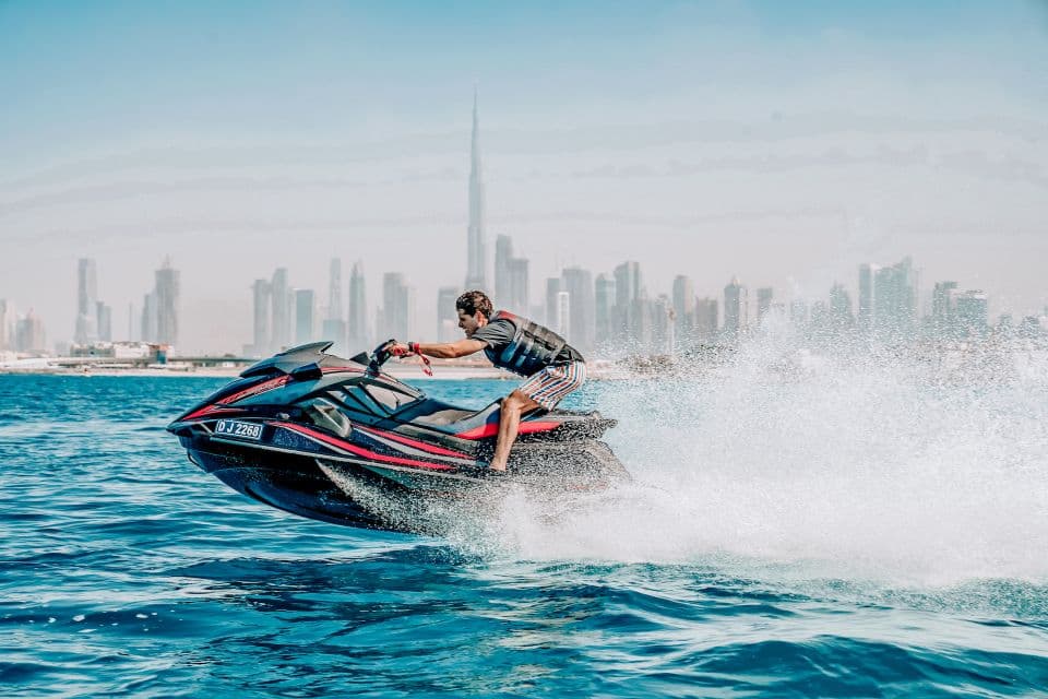 Jet Skiing in Dubai Marina