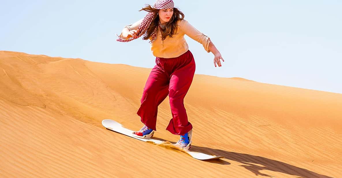 Sandboarding in Dubai