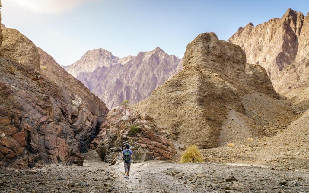 Hiking in Wadi Ghalilah
