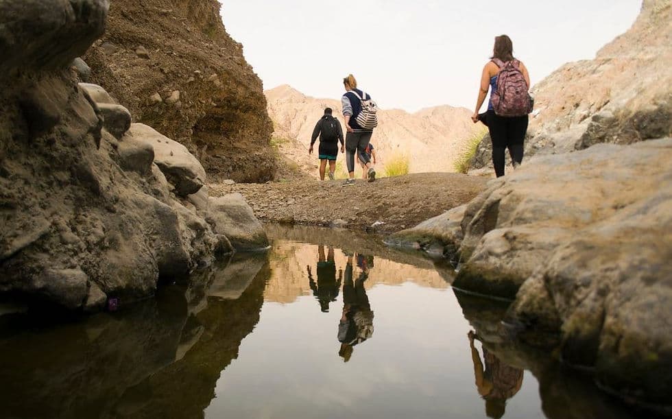 Canyoning in Wadi Showka